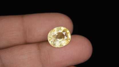 Buy Natural 8.16 Carat Yellow Sapphire Stone at best price online