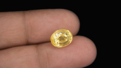 Yellow Sapphire - 6.37 Carat