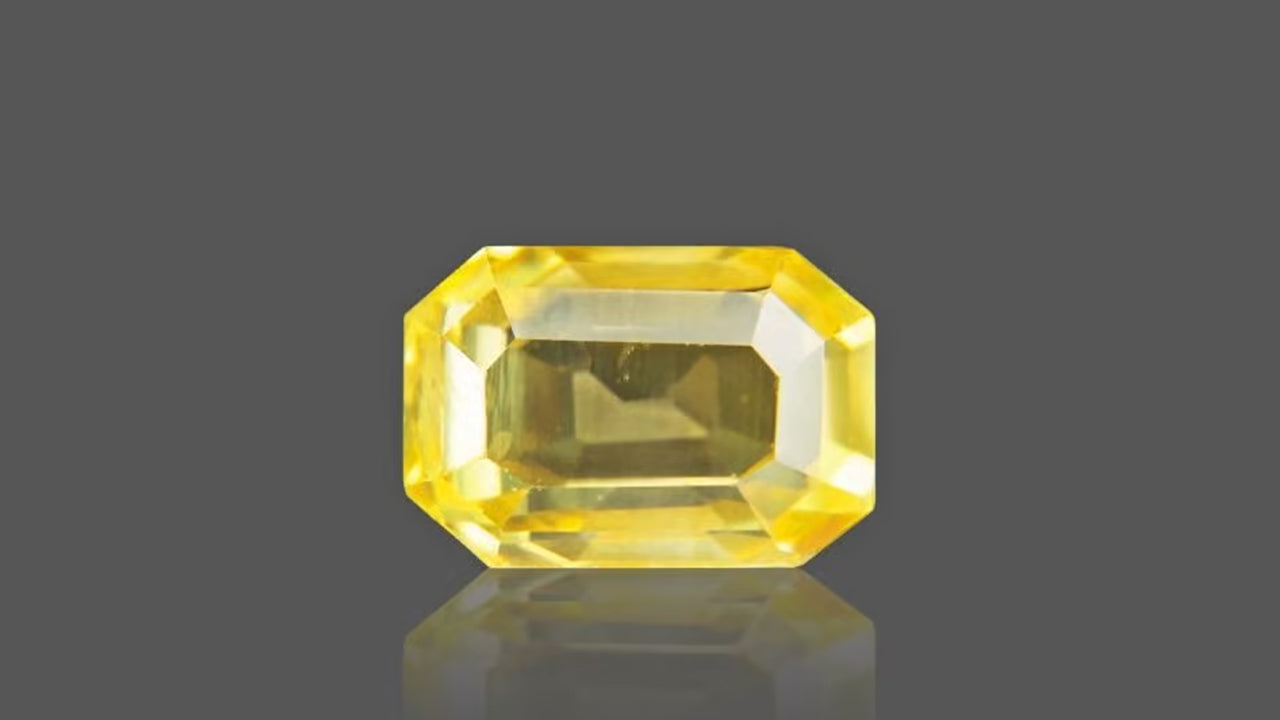 Buy 8.47 Carat Yellow Sapphire Stone from Only Natural Gemstones