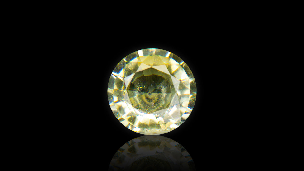 Buy 0.66 Carat Yellow Sapphire Stone from Only Natural Gemstones