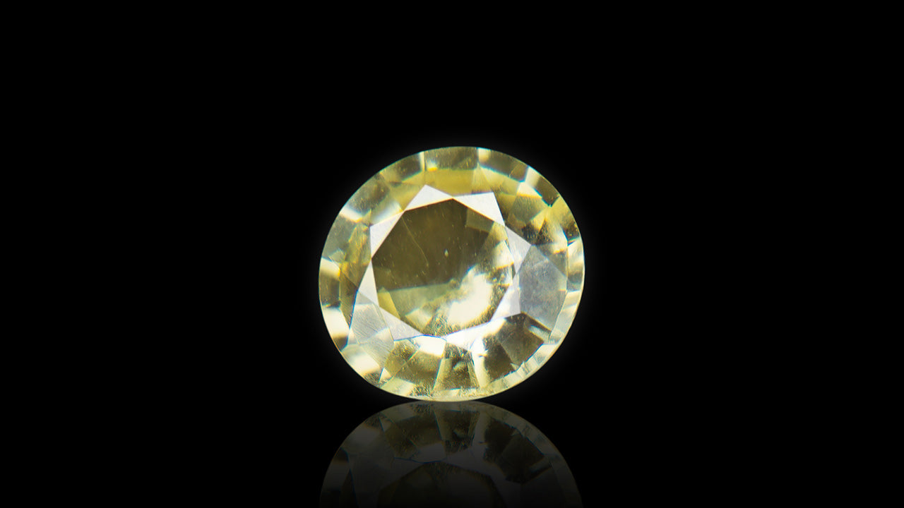 Buy Natural Ceylon Yellow Sapphire weighing 1.00 Ratti at Best Price