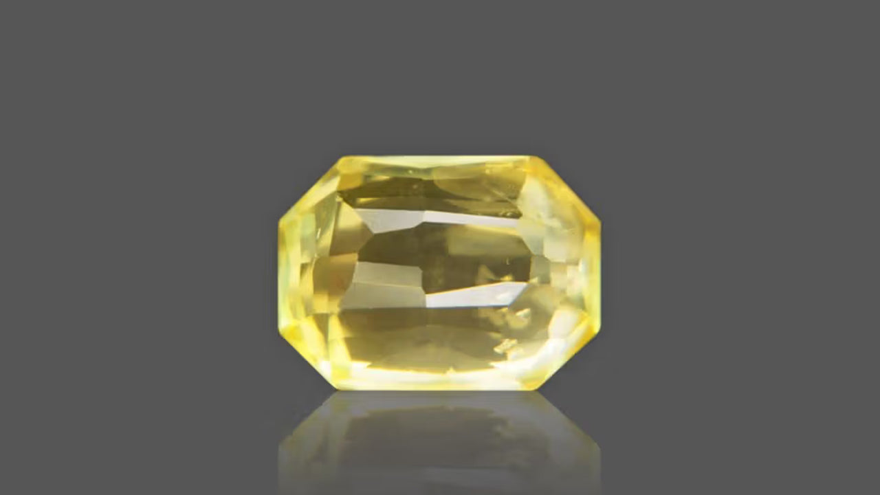 Buy Natural Ceylon (Sri Lanka) Yellow Sapphire weighing 5.83 Carat at Best Price